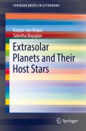 book Extrasolar Planets and Their Host Stars