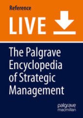 book The Palgrave Encyclopedia of Strategic Management