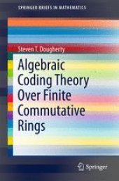 book Algebraic Coding Theory Over Finite Commutative Rings