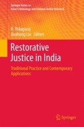 book Restorative Justice in India: Traditional Practice and Contemporary Applications