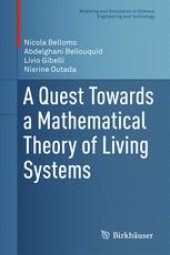 book A Quest Towards a Mathematical Theory of Living Systems