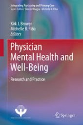 book Physician Mental Health and Well-Being: Research and Practice