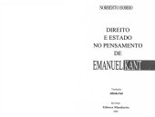 book Direito e Estado no Pensamento de Emanuel Kant