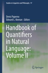 book Handbook of Quantifiers in Natural Language: Volume II