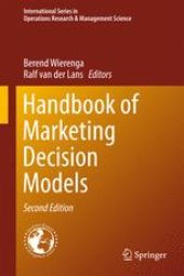 book Handbook of Marketing Decision Models