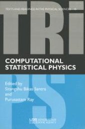 book Computational Statistical Physics: Lecture Notes, Guwahati SERC School