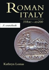 book Roman Italy, 338 BC - AD 200: A Sourcebook