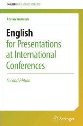 book English for Presentations at International Conferences