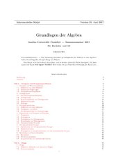 book Grundlagen der Algebra [Lecture notes]