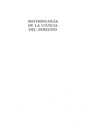 book Metodología de la ciencia del Derecho