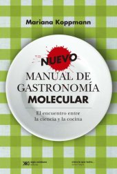 book Nuevo Manual de Gastronomía Molecular