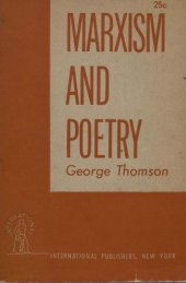 book Marxism and Poetry