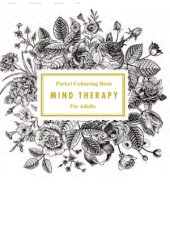 book Mind Therapy.  Pocket Colouring Book for Adults