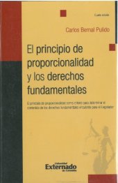 book El principio de proporcionalidad y los derechos fundamentales