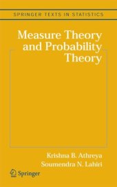 book Measure Theory and Probability Theory