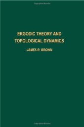 book Ergodic theory and topological dynamics, Volume 70