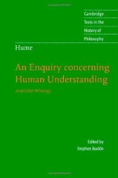 book Enquiry Concerning Human Understanding