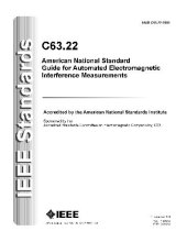 book IEEE ANSI C63.22-2004 - American National Standard Guide for Automated Electromagnetic Interference Measurements