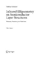 book Infrared Ellipsometry on Semiconductor Layer Structures: Phonons, Plasmons, and Polaritons