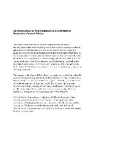 book Introduction To Thermodynamics And Statistical Mechanics