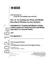 book IEEE STD 802.16e - Standard for Local