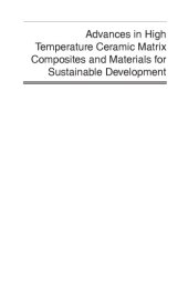 book Advances in High Temperature Ceramic Matrix Composites and Materials for Sustainable Development: Ceramic Transactions Volume 263