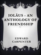 book Ioläus. An Anthology of Friendship