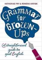 book Grammar for grown-ups