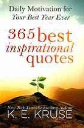 book 365 best inspirational quotes : daily motivation for your best year ever