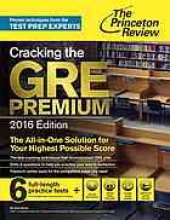 book Cracking the GRE Premium Edition with 6 Practice Tests 2015 The Princeton Review