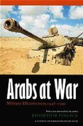 book Arabs at war : military effectiveness, 1948-1991