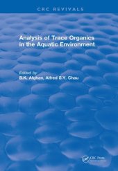 book Revival: Analysis of Trace Organics in the Aquatic Environment (1989)