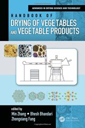 book Handbook of Drying of Vegetables and Vegetable Products