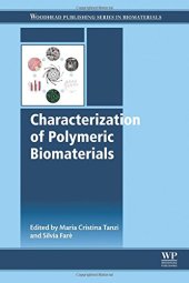 book Characterization of polymeric biomaterials