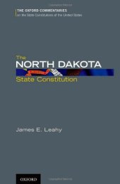 book The North Dakota State Constitution