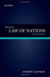 book Brierly's law of nations : an introduction to the role of international law in international relations