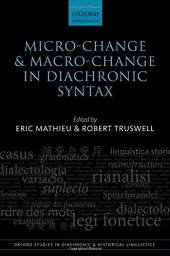 book Micro-change and macro-change in diachronic syntax