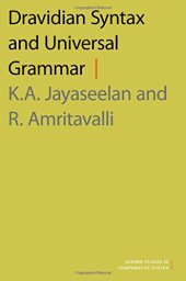 book Dravidian syntax and universal grammar