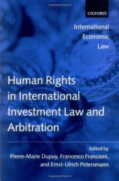 book Human Rights in International Investment Law and Arbitration