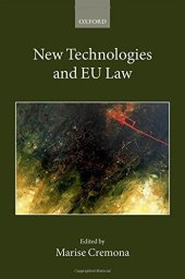 book New technologies and EU law