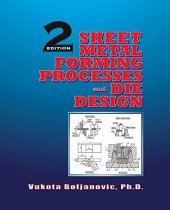 book Sheet metal forming processes and die design