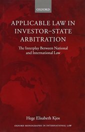 book Applicable law in investor-state arbitration : the interplay between national and international law