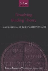 book Dissolving binding theory