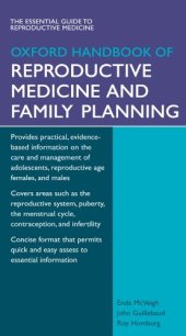 book Oxford Handbook of Reproductive Medicine and Family Planning