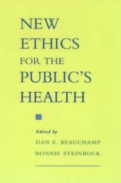 book New ethics for the public's health