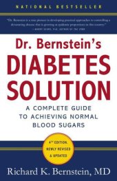 book Dr. Bernstein's Diabetes Solution: The Complete Guide to Achieving Normal Blood Sugars