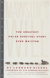 book Mawson's Will: The Greatest Polar Survival Story Ever Written