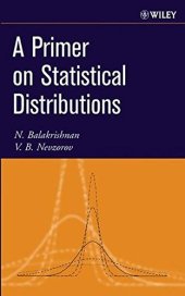 book A primer on statistical distributions