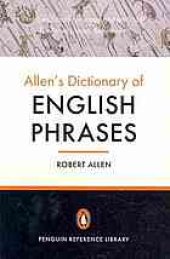 book Allen's dictionary of English phrases