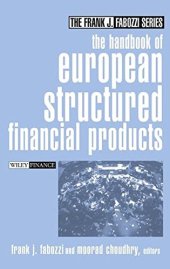 book The Handbook of European Structured Financial Products Frank J. Fabozzi Series